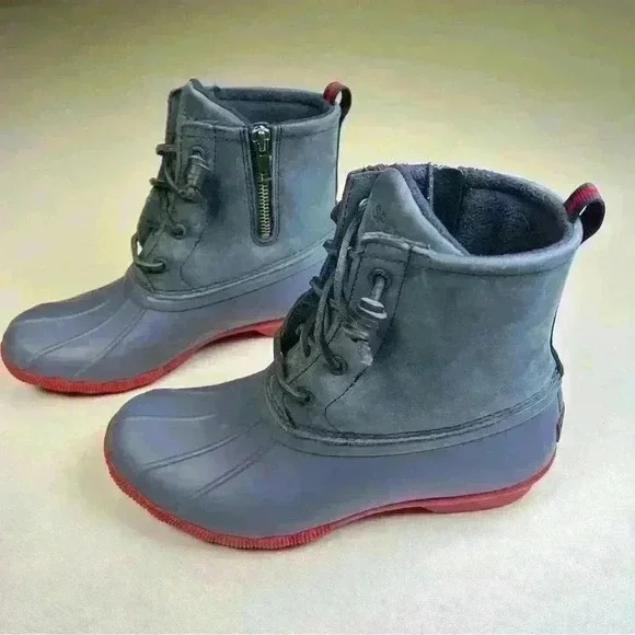 Sperry saltwater waterproof rain boots sz7 like new - Picture 3 of 11